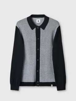 Pretty Green Roxy Knit Shirt Black Sale