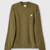 Pretty Green Standards Crew Sweat Khaki Shop