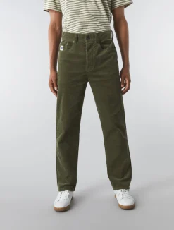 Pretty Green Straight Fit Cords Khaki Discount