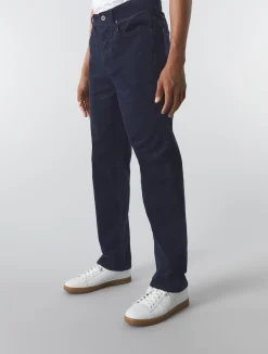 Pretty Green Straight Fit Cords Navy Discount