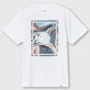 Pretty Green Sundown Box Logo T-shirt White Best