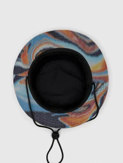 Pretty Green Sundown Print Hat Best