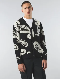 Pretty Green Supernova Paisley Cardigan Best