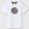 Pretty Green 15th Anniversary Paisley Logo T-shirt White Online