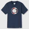 Pretty Green Tilby Logo T-shirt Navy Outlet