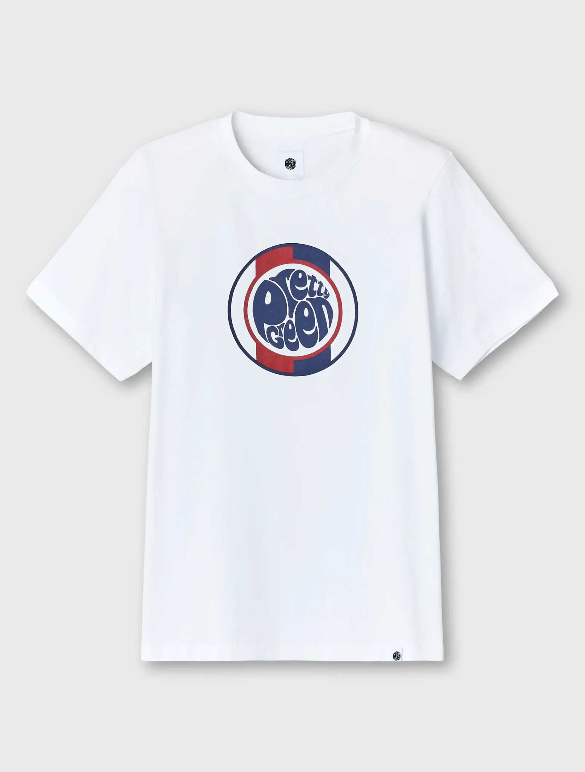 Pretty Green Tilby Logo T-shirt White Best
