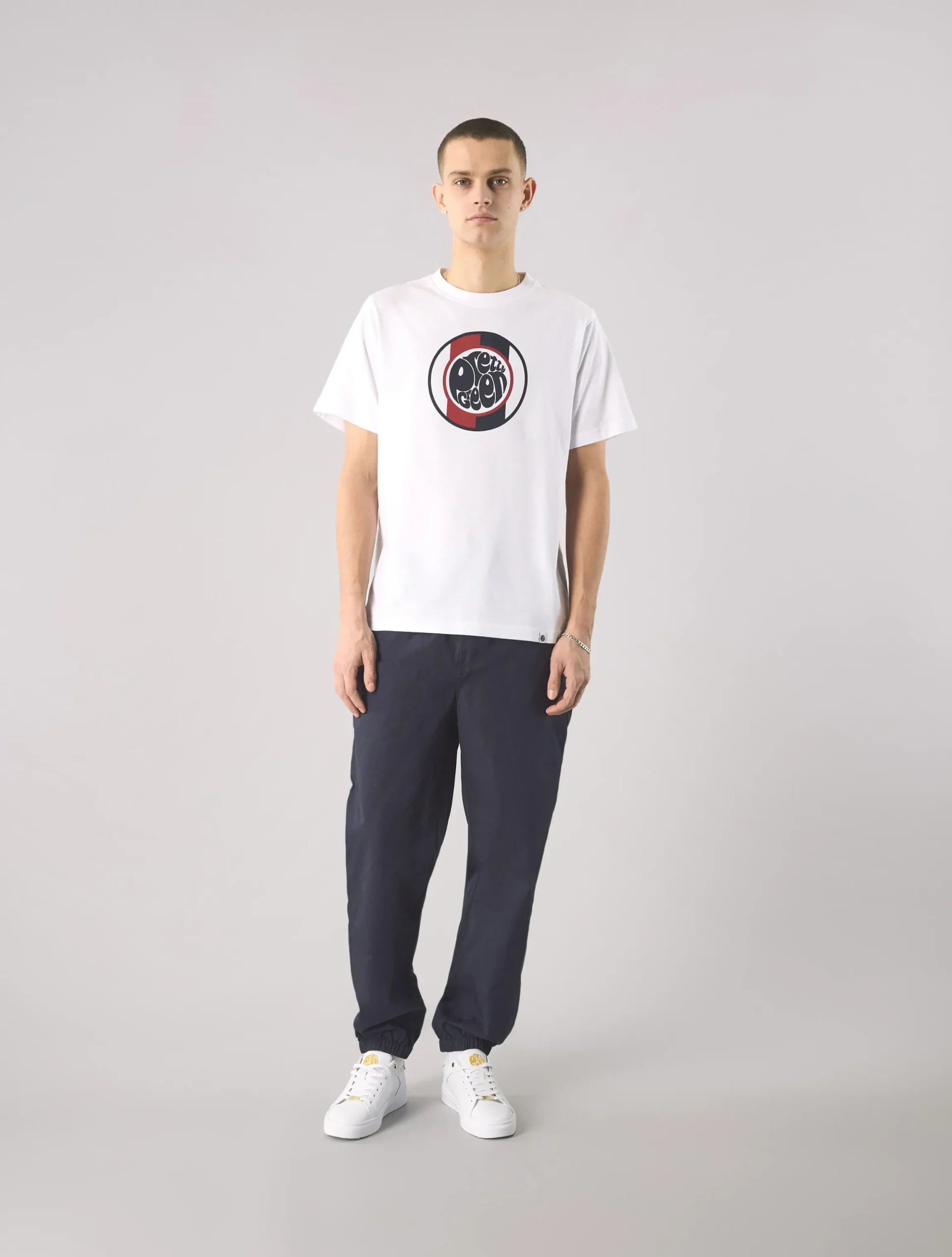 Pretty Green Tilby Logo T-shirt White Best