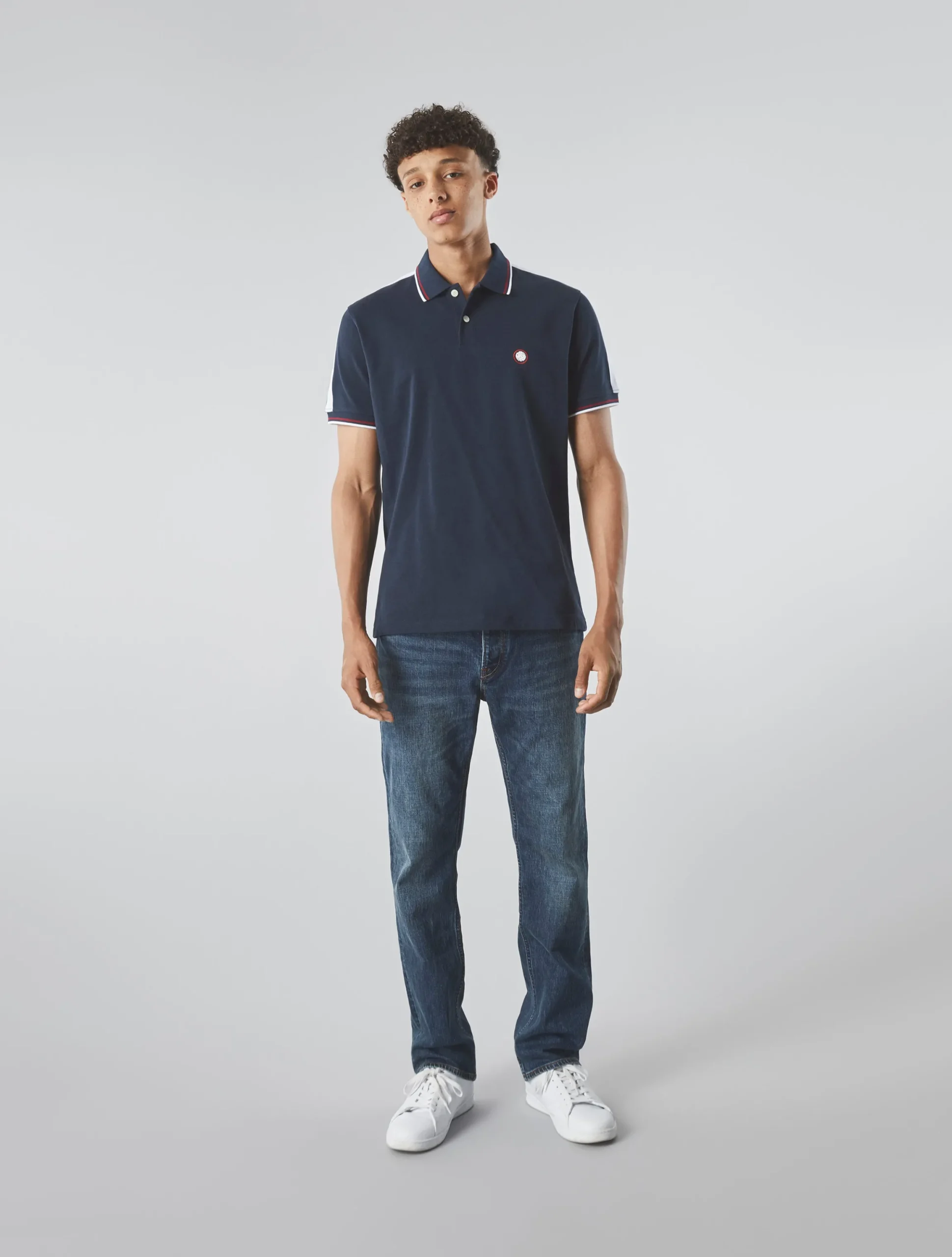 Pretty Green Tilby Tape Polo New