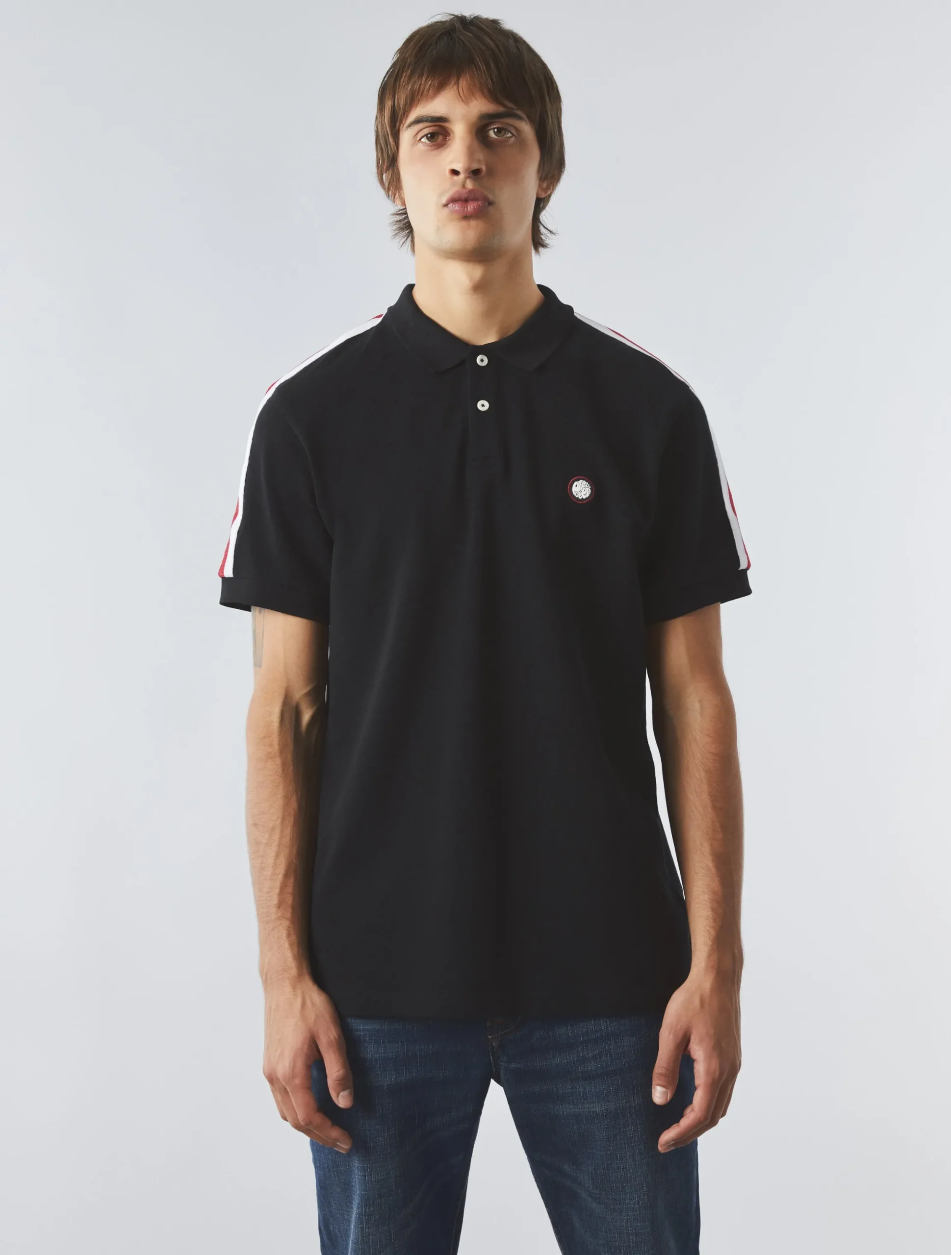 Pretty Green Tilby Tape Polo Outlet