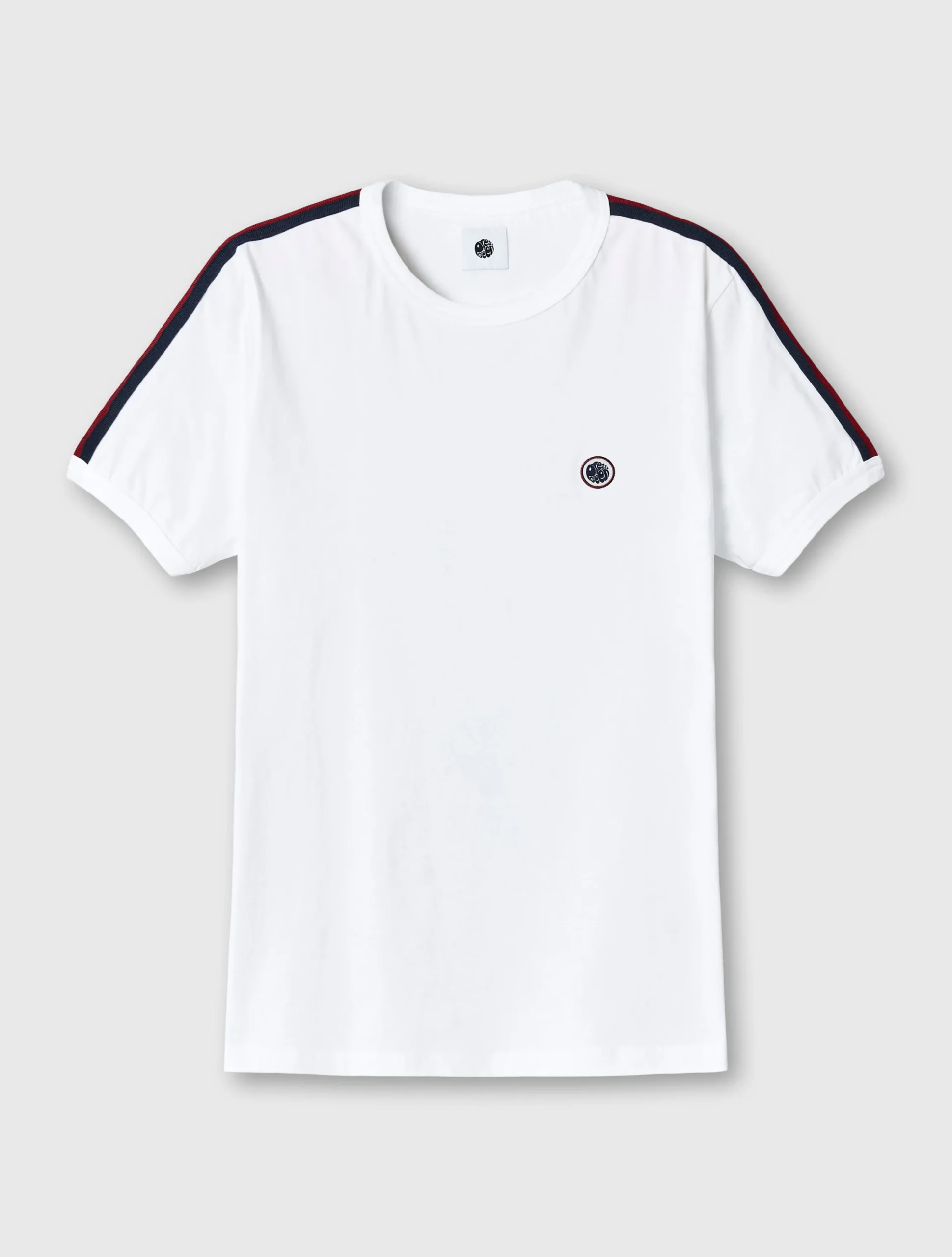 Pretty Green Tilby Tape T-shirt White Fashion