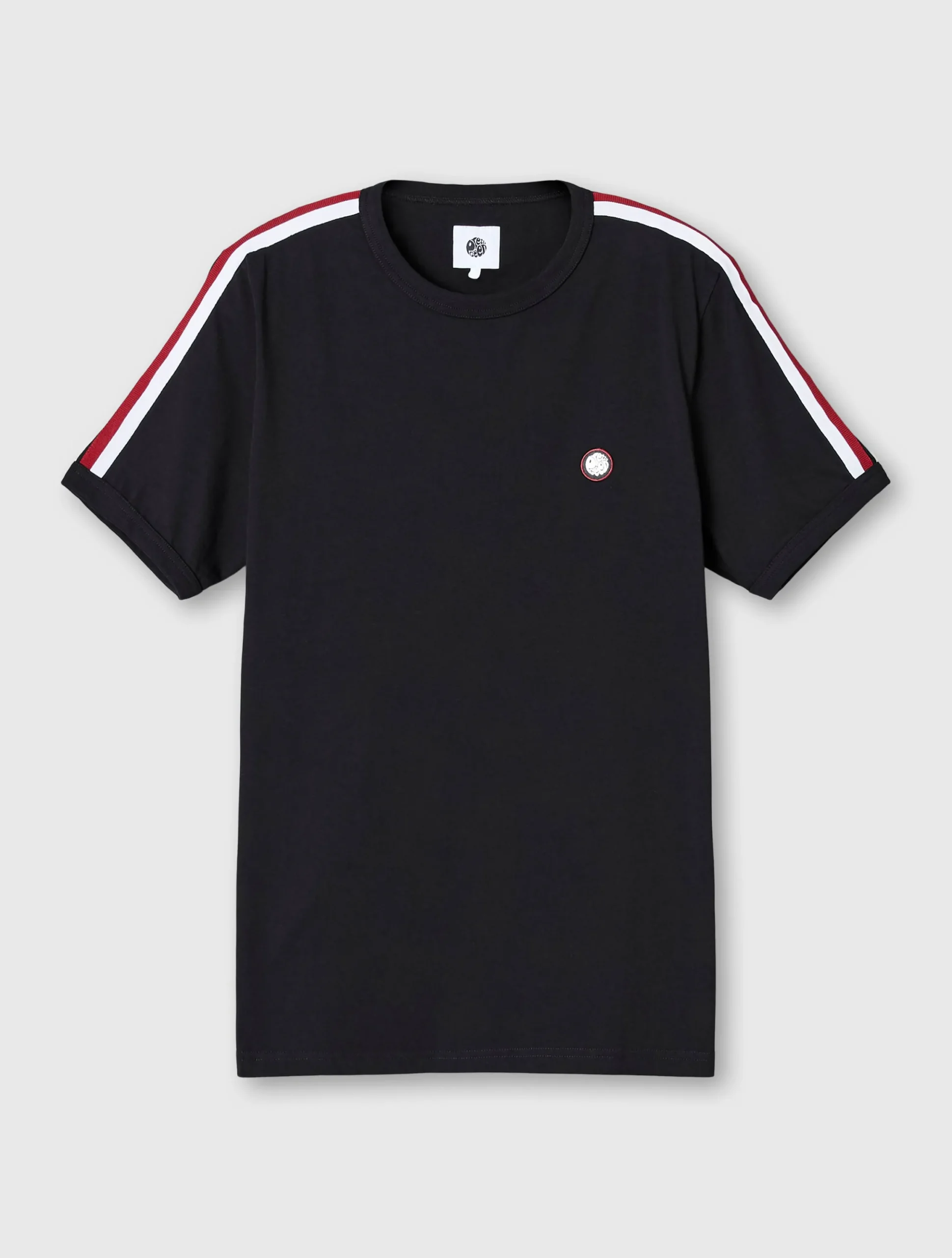 Pretty Green Tilby Tape T-shirt Black Cheap