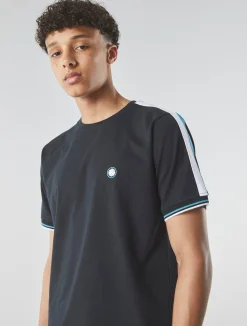 Pretty Green Tilby Tape T-shirt Black Best