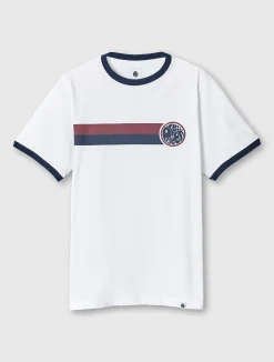 Pretty Green Timor T-Shirt White Outlet