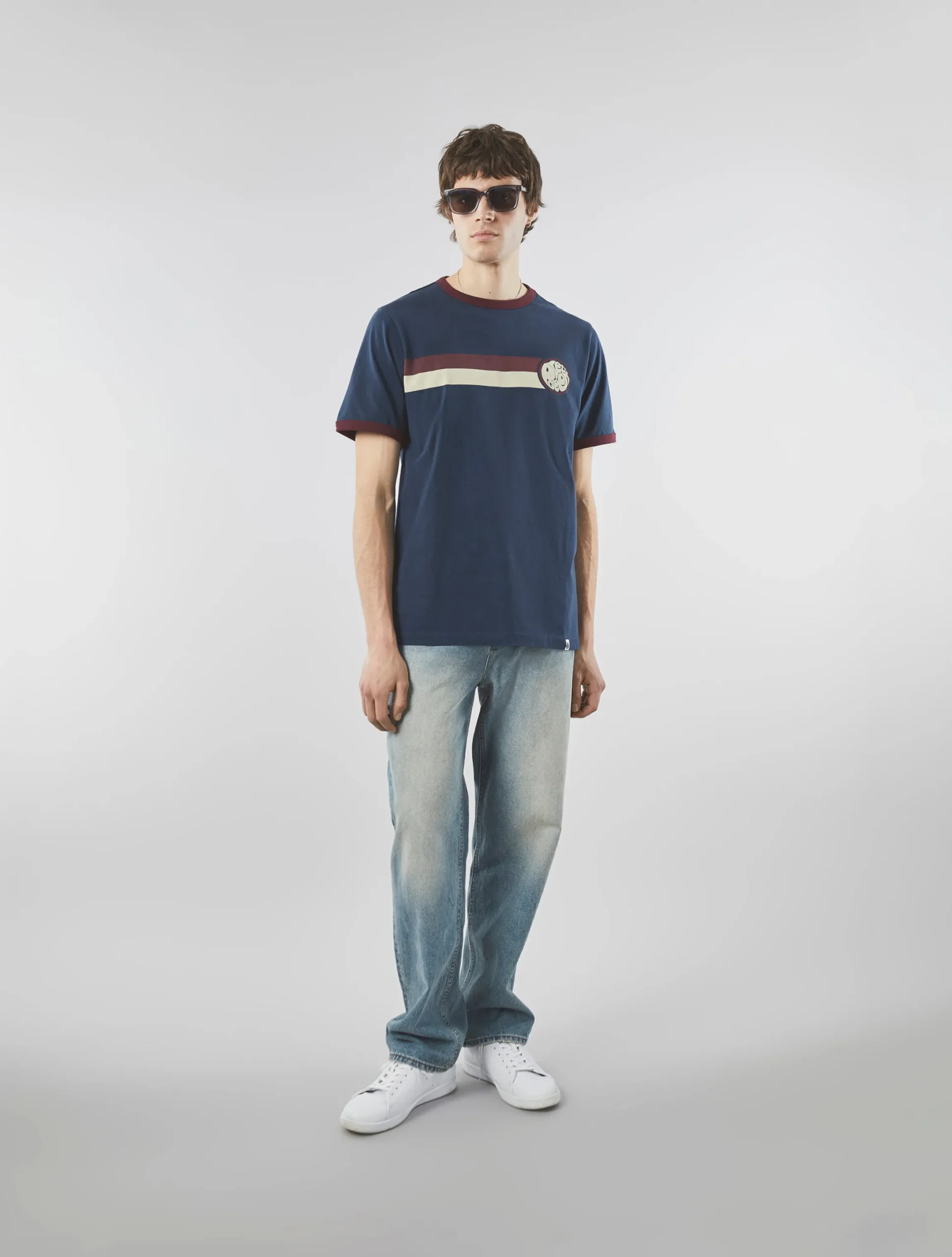 Pretty Green Timor T-shirt Navy Fashion