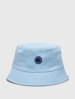Pretty Green Tonal Paisley Reversible Bucket Hat LightBlue Discount