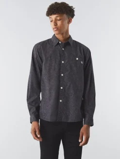 Pretty Green Tonal Paisley Shirt Hot
