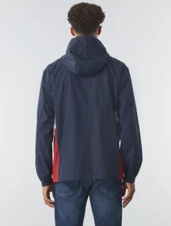 Pretty Green Travis Colourblock Jacket Navy Cheap