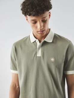 Pretty Green Travis Polo Khaki Discount