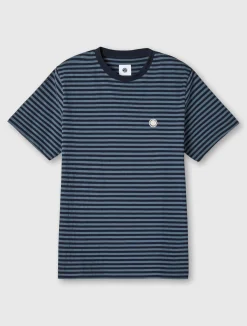 Pretty Green Travis Stripe T-shirt Navy Best Sale