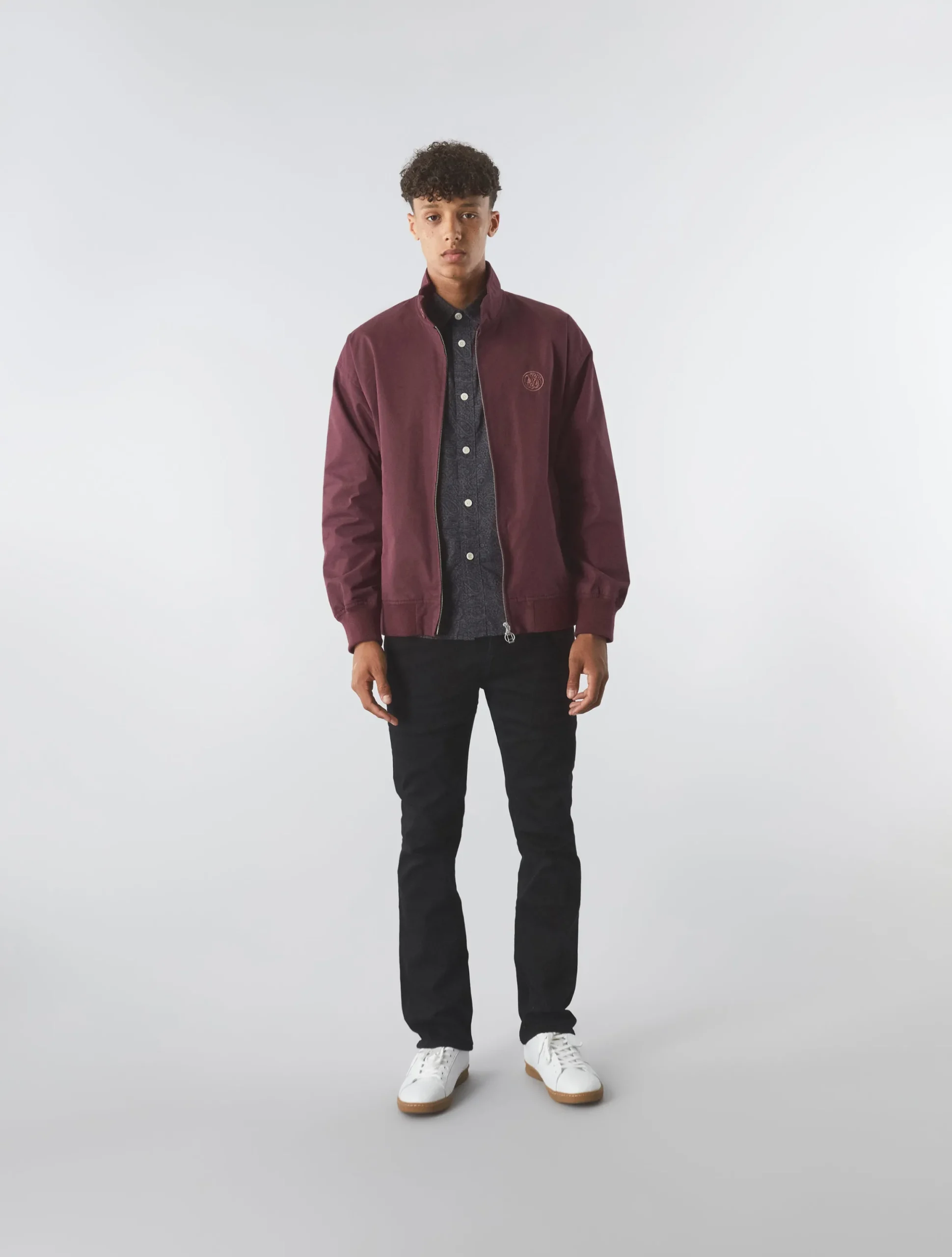 Pretty Green Walker Harrington Burgundy Online
