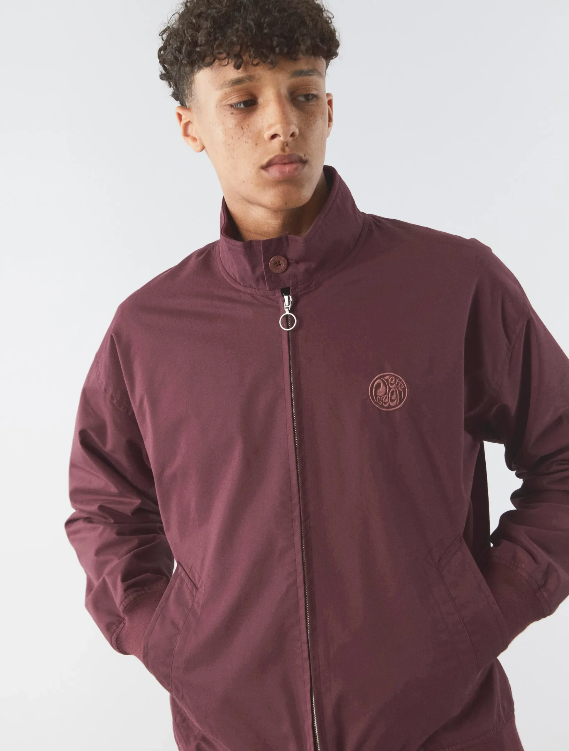 Pretty Green Walker Harrington Burgundy Online