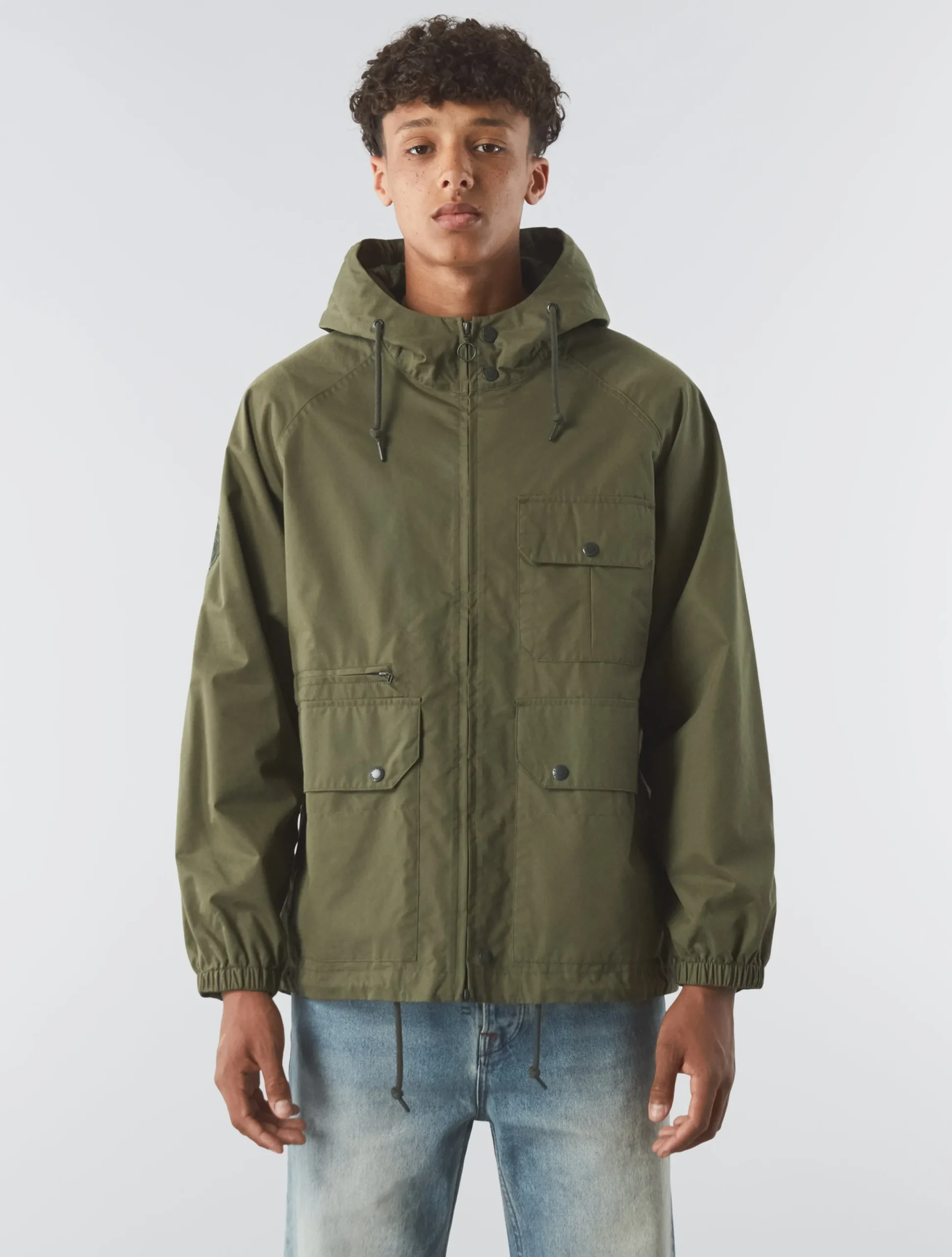 Pretty Green Walker Jacket Khaki Shop