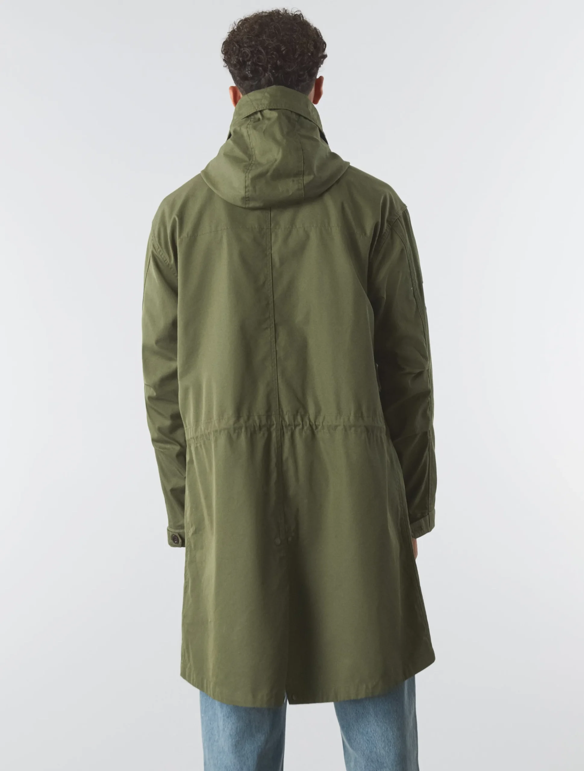 Pretty Green Walker Oversized Parka Khaki Sale