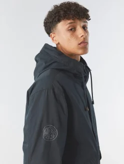 Pretty Green Walker Oversized Parka Black New