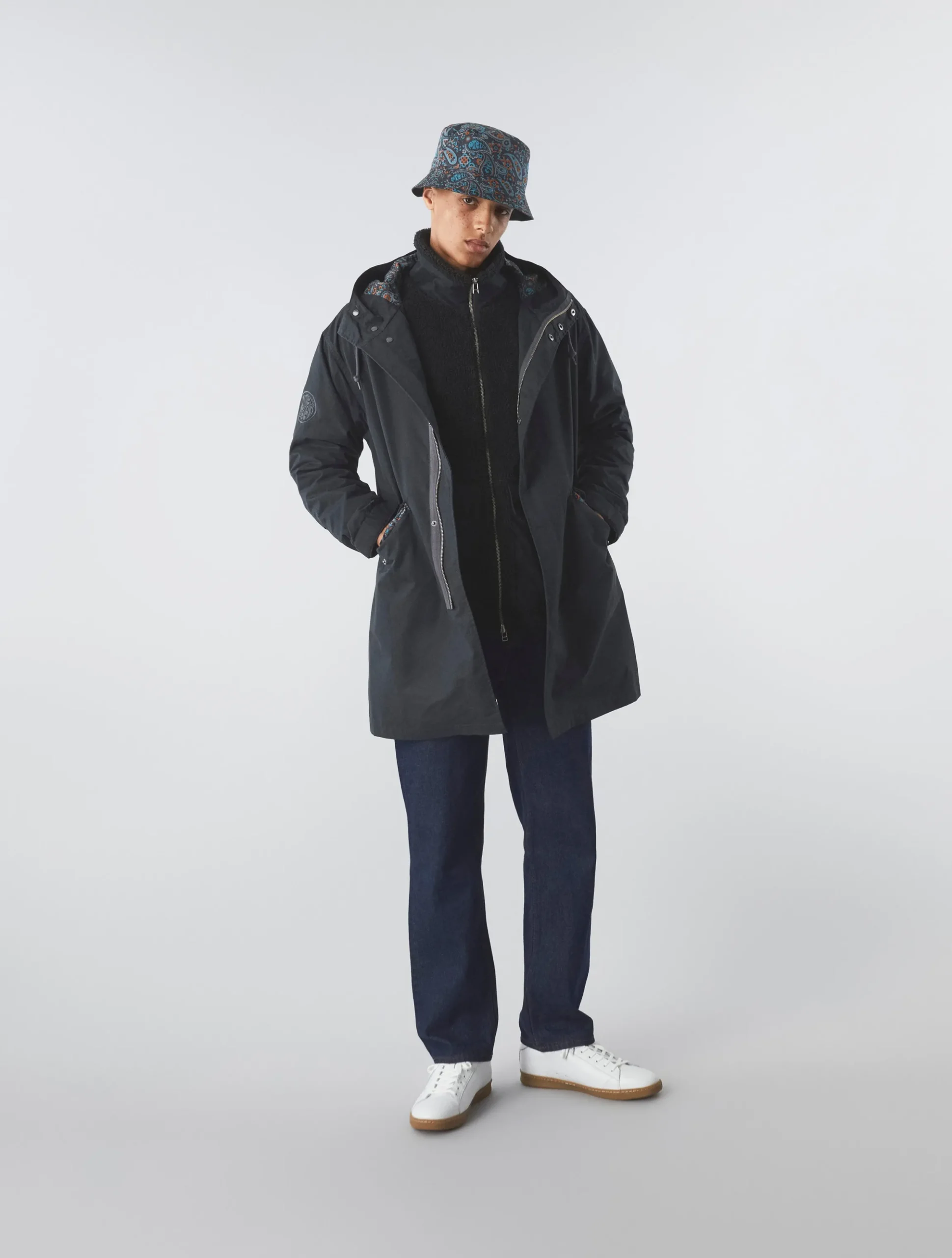 Pretty Green Wonderwall Borg Jacket Black Best Sale