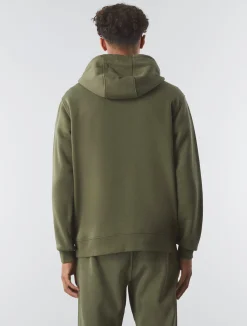 Pretty Green Wonderwall Hoody Khaki Online