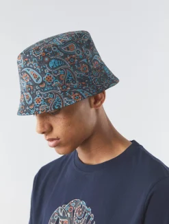 Pretty Green Wonderwall Paisley Reversible Bucket Hat Best