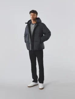 Pretty Green Wonderwall Puffer Black Store