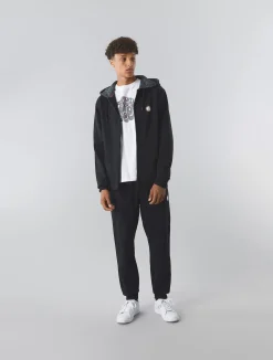 Pretty Green Wonderwall Zip Up Hoody Black Flash Sale