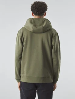 Pretty Green Wonderwall Zip Up Hoody Khaki Hot
